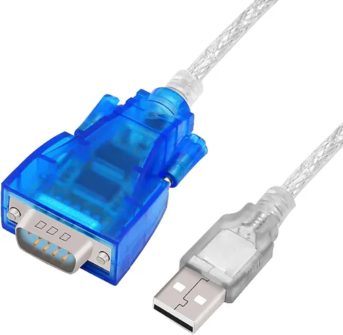 Vista 10 de Cable USB a serie RS232 (5.9 pies) Conector DB9 RS232 puerto serie hembra adaptador industrial compatible con Windows Series/Linux/MacOSX