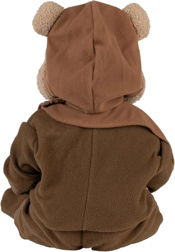 Vista 6 de Star Wars Ewok - Disfraz de Halloween oficial para bebé, mono de Minky de alta calidad con capucha adjunta y botines antideslizantes