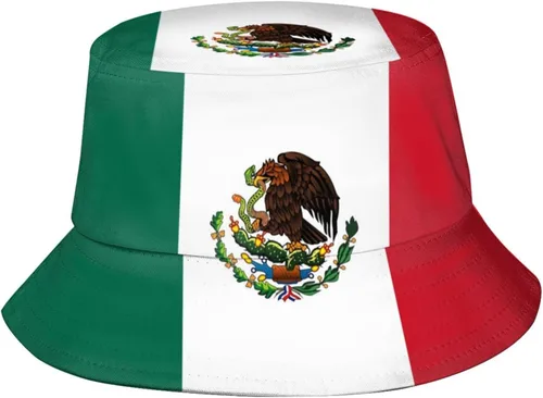 Vista 37 de Lindo sombrero de pescador con bandera divertida, plegable, a la moda, para exteriores, para mujeres, hombres, niños y niñas Bandera de Santa
