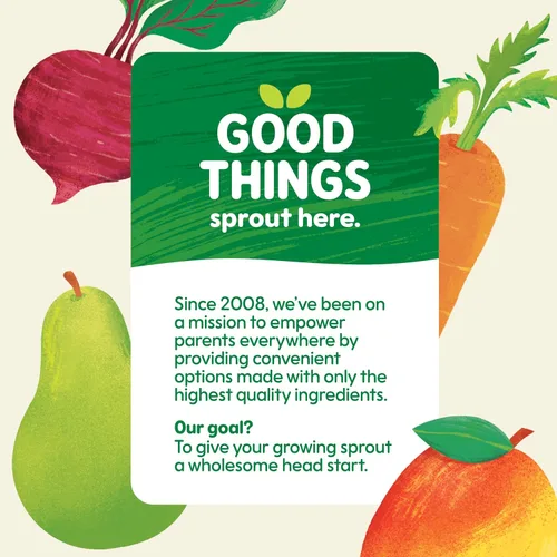 Vista 6 de Sprout Alimento orgánico para bebés, aperitivos para niños pequeños etapa 4, gofres de manzana y arándanos, gofres de una sola porción, 5