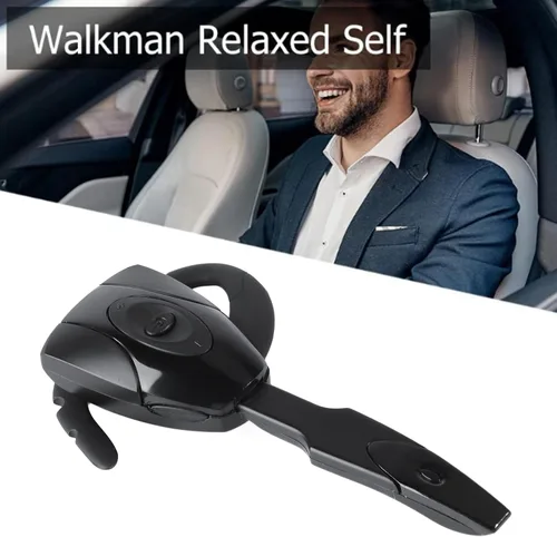 Vista 5 de Yoidesu Auriculares, V5.3 Auriculares Bluetooth de un solo oído con micrófono de cancelación de ruido, ultraligero recargable para teléfono celular