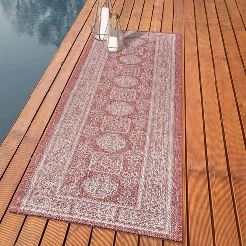 Vista 30 de Keen Home Design Terrace - Alfombra lavable de 8 x 10 pies para patio, cocina, balcón, playa, jardín, terraza y porche, tamaño: 7 pies 7 x 10 pies