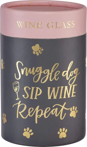 Vista 2 de Copa de vino - Snuggle Dog Sip Wine Repeat