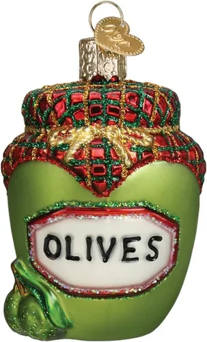Vista 10 de Old World Christmas - Adorno de setas Portobello de vidrio soplado para árbol de Navidad, decoración festiva artesanal, colección de vegetales