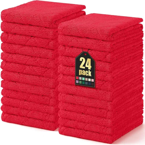 Vista 56 de Homaxy - Paquete de 12 trapos de cocina (13 x 19 pulgadas, marrón), de terciopelo coral supersuaves y absorbentes para lavar platos, paño