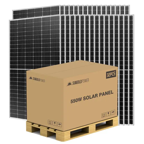 Vista 25 de SUNGOLDPOWER UL61730 Panel solar de 415 W, 6 unidades, monocristal, célula de clase A, negro, alta eficiencia, VMP 31.1V/PC, para sistema solar