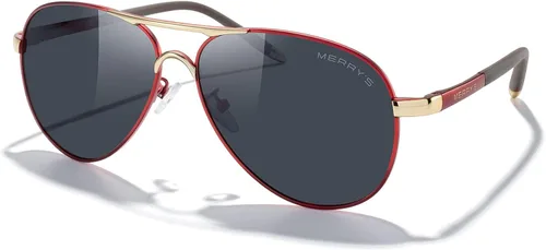 Vista 2 de MERRYS UV400 S8513 gafas de sol polarizadas para conducir marco irrompible para hombre
