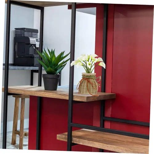 Vista 5 de Cabilock Cesta de flores tejida a mano pequeña cesta de pescado almacenamiento de bambú para decoración de cocina estilo aleatorio