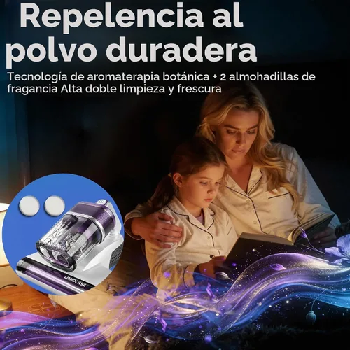 Vista 7 de Aspiradora de colchón para un sueño más fresco con UV-C y HEPA