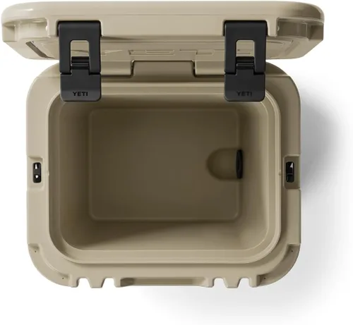 Vista 5 de YETI Roadie 24 2.0 - Enfriador duro con correa de hombro DoubleDuty y tapón de drenaje Canela