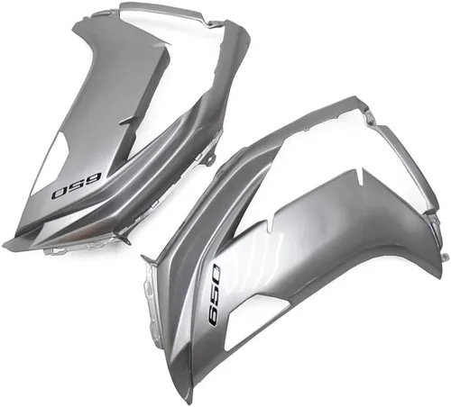 Vista 8 de Kit de carenado negro plateado apto para 2012 Kawasaki Ninja 650 carenados ABS inyección de plástico Ninja 650 2013 2014 2015 2016 ER6F EX650
