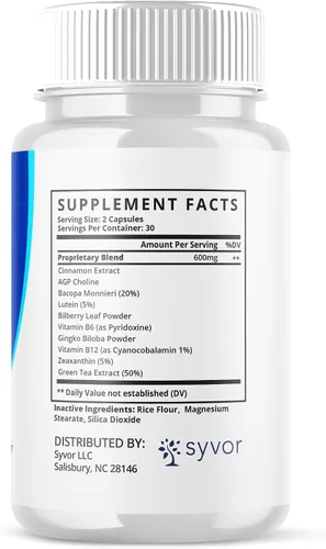 Vista 6 de Cápsulas de sincronización nerviosa, píldoras de suplemento oficiales NerveSync con todos los ingredientes naturales, píldoras de fórmula avanzada