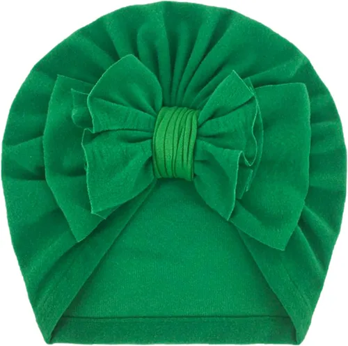 Vista 37 de Gorro de punto para bebé con lazos lindos turbante para envolver el sombrero (MZ6)
