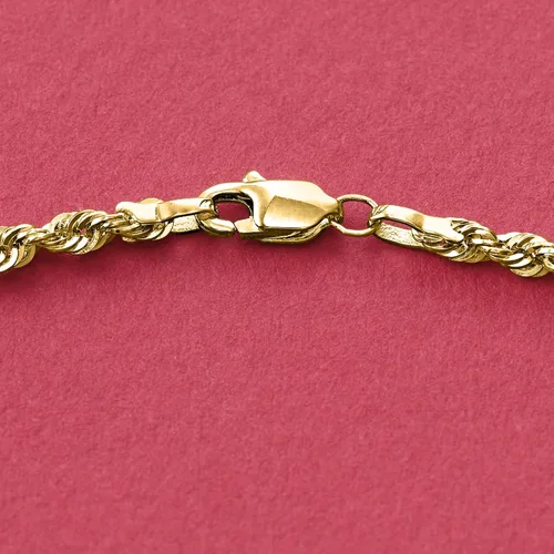 Vista 3 de Ross-Simons 3.2mm 14kt Yellow Gold Rope-Chain Necklace