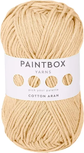 Vista 40 de Paintbox Yarns 100% algodón Aran, 50 g (1.76 oz), 85 m (93 yardas) - Lana blanca en cartón para crochet, tejer - Suave, ligera para suéter, ropa
