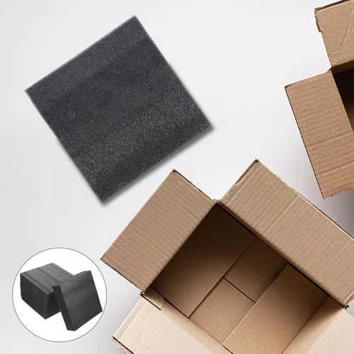 Vista 8 de EXCEART 4 piezas de insertos de embalaje de espuma, tableros de espuma multiusos desgarrables para envío seguro y embalaje forro protector