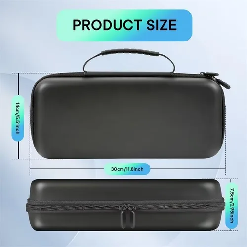Vista 6 de Gepicest Rog Ally Case Compatible with ASUS Rog Ally Handheld Console Gaming Accessories Carrying Bag Fit Original Charger Dock w Hard EVA Game