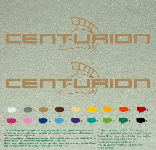 Vista 6 de Centurion - Juego de 2 calcomanías de vinilo de repuesto compatibles con motor fuera de borda (12 pulgadas, negro 070)