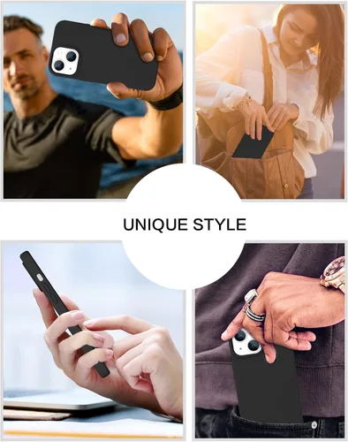 Vista 9 de BENTOBEN Funda para iPhone 13 Mini, iPhone 13 Mini, ajuste delgado, silicona líquida, gel suave, antiarañazos, a prueba de golpes, funda protectora