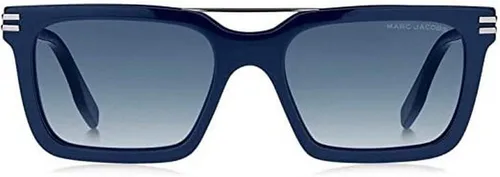 Vista 2 de Marc Jacobs Gafas de sol rectangulares para hombre con sombreado azul MARC 589S 0PJP08 54, Azul