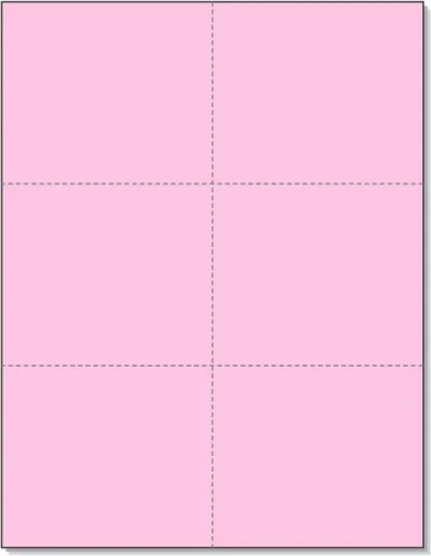 Vista 11 de NextDayLabels - Tarjetas perforadas en blanco para impresora láser 6 por página, para tarjetas de registro escolar, tarjetas de entrega de flores