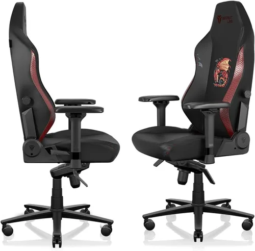 Vista 3 de Secretlab Titan Evo Monster Hunter - Silla para videojuegos, regular, piel