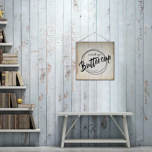 Vista 8 de Funny Bathroom Pallet Sign Plaque Wash Up Butter Cup Rural Wood Family Sign Board Country Bathroom Wall Hanging Decor for Toilet Restroom Bathroom