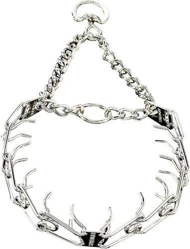 Vista 5 de Herm Sprenger - Collar de punta de 25 pulgadas de largo para cuellos de hasta 22 pulgadas, acero cromado