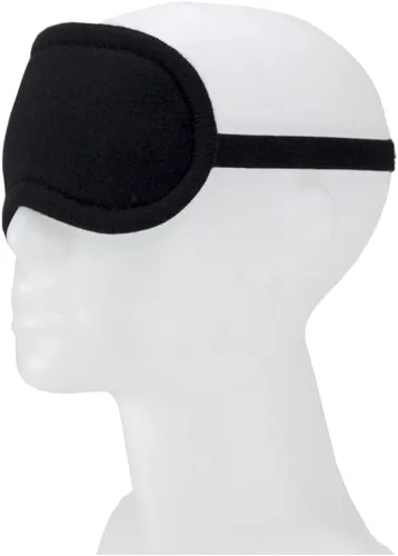 Vista 5 de Jet&Bo Máscara de ojos de cachemira 100% pura negra en caja de regalo Grade A cashmere from Inner Mongolia, soft padded design, hair-friendly