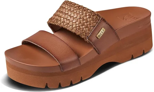 Vista 19 de REEF Sandalias Cushion Vista Higher Slide para mujer Negro