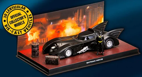 Vista 2 de Eaglemoss DC Batman Automobilia Fig Coll Mag # 1 1989 Película de Batman