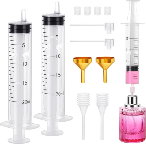 Vista 10 de Segbeauty Kit de Herramientas de Recarga de Perfume de 5ml, Juego de 8 Piezas de Herramientas de Dispensador de Perfume Transparente de Plástico