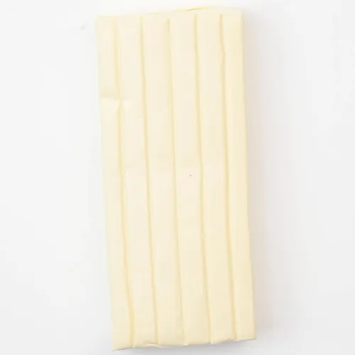 Vista 2 de Sculpey Soufflé: barra marfil de 7 oz - arcilla de horno de polímero blanco hueso, gamuza, ligera, flexible, no tóxica, técnica mixta, joyería