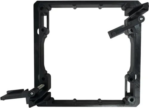 Vista 7 de iMBAPrice Soporte de montaje de bajo voltaje de 2 bandas, paquete de 2 Soporte para paneles de yeso, soporte LV2-2, para Ethernet, HDMI, altavoces