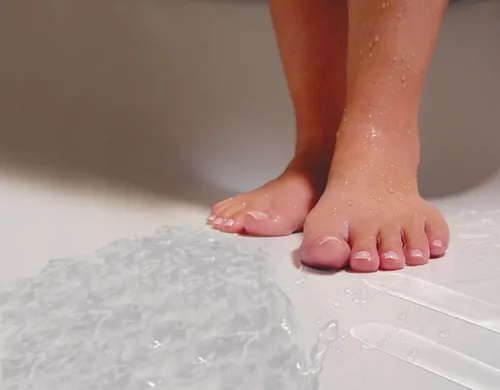 Vista 3 de Compac Select - Tiras en T seguras, apliques funcionales de baño para bañeras y duchas, calcomanías de baño antideslizantes para mantener a los Claro