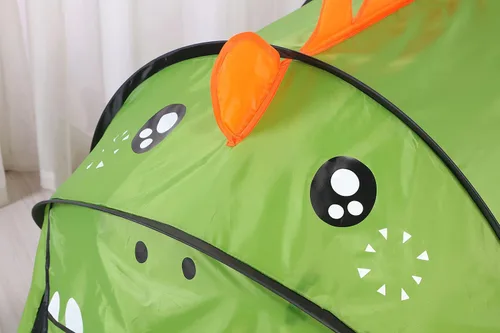 Vista 3 de Tiendas de campaña para niños – Tienda de campaña plegable para niños y niñas – Gran casa de juegos plegable para diversión en interiores