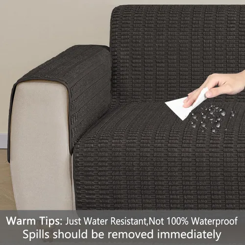Vista 7 de Muamar Funda para Cama de Perro Protector de Sofá, Fundas de Sofá Impermeables Antideslizantes para Sala de Estar Fundas de Sofá, Tapete de Sofá
