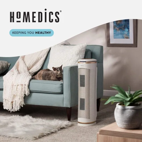 Vista 7 de Homedics TotalClean - Filtro de repuesto para purificador de aire tipo HEPA, funciona con purificadores de aire Homedics AT-PET01, AT-PET02 y AT-45
