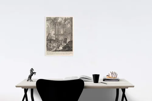 Vista 2 de Histórico Pictórico Art Print: Cámara sepolcrale inventata e disegnata conforme al Costume – Artista: Giovanni Battista Piranesi – Creado: c1750