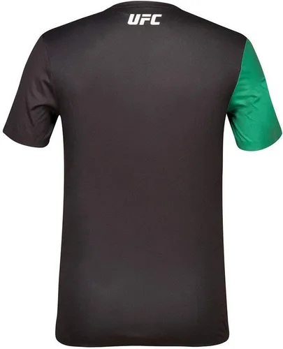 Vista 2 de adidas Reebok UFC oficial BBG negroverde Kit de lucha Walkout Jersey para hombre