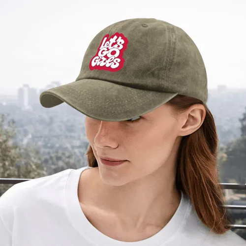 Vista 5 de Dad Hat Let's go Girls Baseball Cap for Men Vintage Denim Dad Hats Adjustable