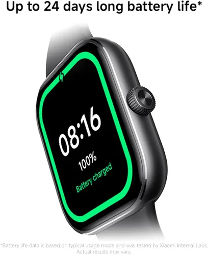 Vista 5 de XIAOMI Redmi Watch 5 Smartwatch, pantalla LCD de 2.07", 24 días de vida de batería, más de 150 modos deportivos, 2 MIC, 5ATM resistente al agua