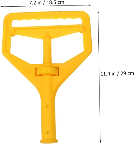 Vista 6 de ULTECHNOVO 2 unids cabeza de fregona comercial de microfibra mopa de microfibra mopa mojada mopa comercial mango de fregona plana cabeza