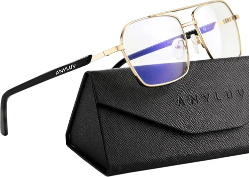 Vista 16 de ANYLUV Blue Light Glasses Men/Women, Blue Light Blocking Glasses, Computer Screen Blocker Eyes Protection Glasses