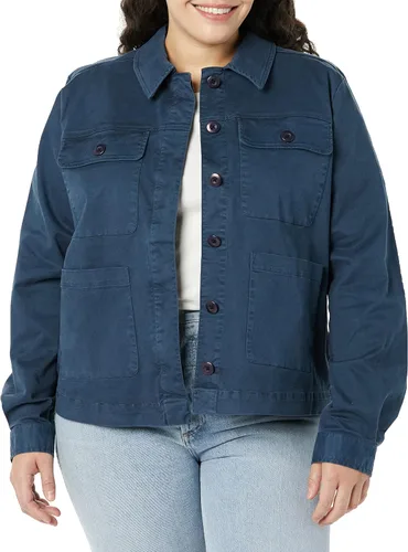 Vista 4 de Goodthreads Women's Relaxed Chino Chore Jacket