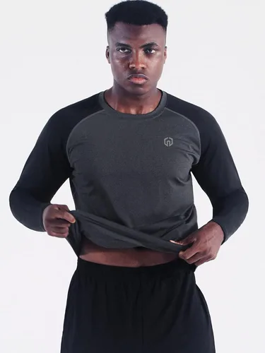 Vista 5 de NELEUS Camisas deportivas de manga larga para hombre Dry Fit