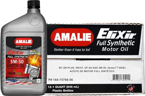 Vista 21 de Elixir 0W-16 Aceite de motor completamente sintético (160-65736-56) Botella de 1 cuarto de galón, paquete de 12 Hecho en EE. UU
