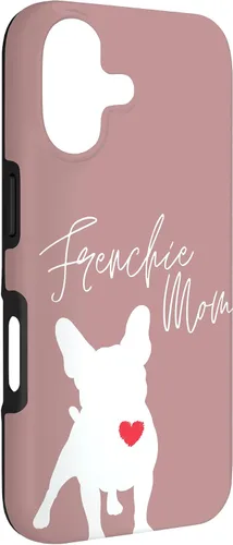 Vista 3 de Frenchie Mom - Carcasa para iPhone 17, diseño de bulldog francés