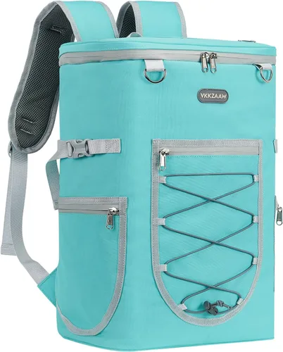 Vista 9 de Backpack Cooler 42 Cans Insulated Leak Proof, Soft Lightweight Lunch Multifunctional Cooler Backpack Insulated Waterproof for Women Men