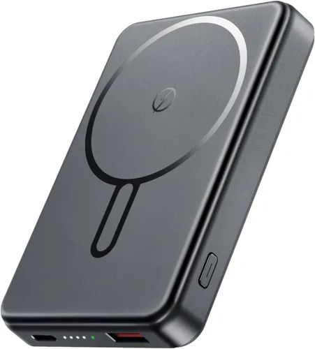 Vista 8 de para Magsafe Paquete de baterías, cargador portátil magnético de 12000 mAh, cargador de energía PD de 22.5 W, carga rápida, USB C entrada y salida